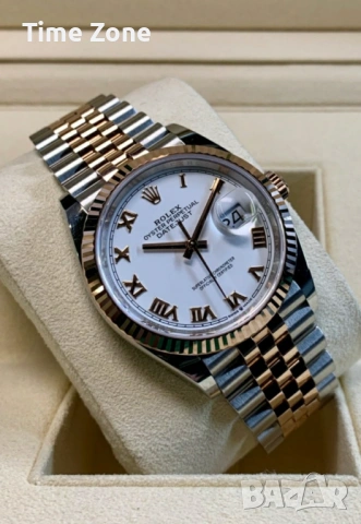 Rolex Datejust 36mm Two-Tone Yellow Gold Automatic Дамски Различни Варианти, снимка 4 - Дамски - 54049281