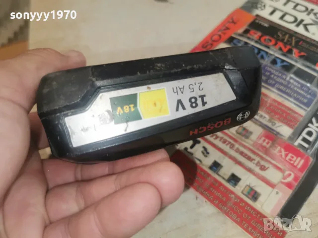 BOSCH 18V 2,5Ah LI-ION BATTERY PACK-ВНОС FRANCE 0908261429L4, снимка 8 - Винтоверти - 55603763
