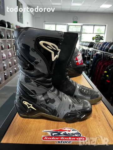 Mото Ботуши ALPINESTARS SMX-4 BLACK,номер 40,оригинални,много запазени 99.90 лв. / 51.08 €, снимка 2 - Аксесоари и консумативи - 54963019