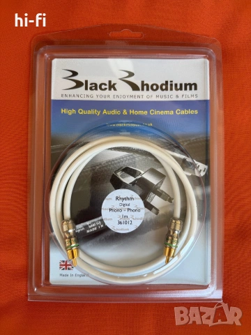 Black Rhodium Rhythm Digital Coaxial Interconnect Cable 