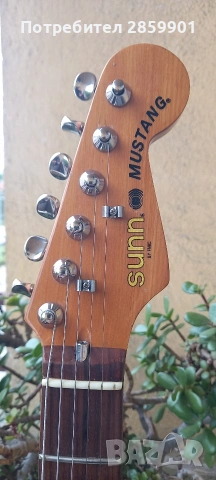 Продавам Vintage Sunn Mustang Made in India – Early Squier Era – 80’s, снимка 4 - Китари - 54524745
