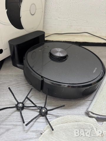 Робот Прахосмукачка Roborock S6 Black, за Сухо и Мокро, 2000Pa, WiFi App!, снимка 4 - Прахосмукачки - 54543383