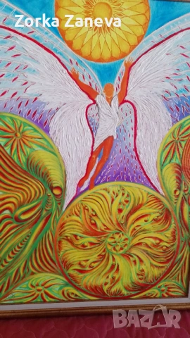 Картина,авторска 70см,50 см,в рамка.