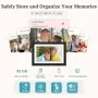 Цифрова фоторамка WiFi рамка от черен дъб, 10.1 инча, 32GB памет, 1280*800 IPS HD сензорен екран, снимка 6