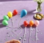 24 броя изкуствени балони на тел за декорация на торта мъфини кекс, снимка 2