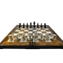Комплект табла, шах, дама 3в1, дърво, 48x48 см, снимка 2