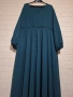 ДЪЛГА ТЪМНОЗЕЛЕНА РОКЛЯ 4XL, снимка 5