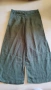 Дамски панталони лен син и зелен, снимка 3