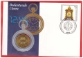 5 МАРКИ 1987 НУМИЗМАТИЧЕН ПЛИК (Numisbrief) - ГДР, снимка 1