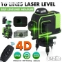4D Лазерен Нивелир с 16 Линии, самонивелиращ се , снимка 1