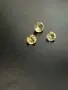 Комплект 3 естествени цитрина – общо 2,15 ct – кръгъл брилянтен, снимка 3