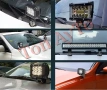 Държачи За LED Бар LED Прожектор Стойки Брекети Универсални Регулируеми Сиви и Черни, снимка 13