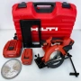 Hilti SCW 22-A - Акумулаторен ръчен циркуляр 2x22V 5.2Ah перфектен!, снимка 1