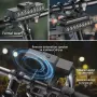 LED фар за велосипед с клаксон, снимка 5