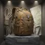 Военна тактическа раница 55L – водоустойчива, с MOLLE система и отделение за лаптоп, пясъчна, снимка 5