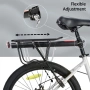 Багажник за велосипед–алуминиева сплав, Черен, снимка 1