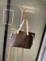 Дамска чанта Louis Vuitton Neverfull, кожа, снимка 5