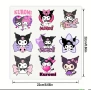 Санрио Kuromi Куроми sanrio лист малки щампа термо апликация картинка за дреха блуза чанта , снимка 7