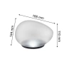 Led соларна лампа Stone - красив дизайн и естествен вид, снимка 3