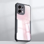 XUNDD Прозрачен Калъф за Oppo A6 Pro 5G / 4G - TPU+Акрил, Airbag, 0.8mm защита, Черен, снимка 3