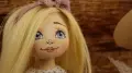 Текстилна кукла с височина 28 см Сиси, снимка 2