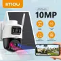 IMOU AOV Dual PT 10MP 4G (SIM) камера за видеонаблюдение с батерия и соларен панел, снимка 8