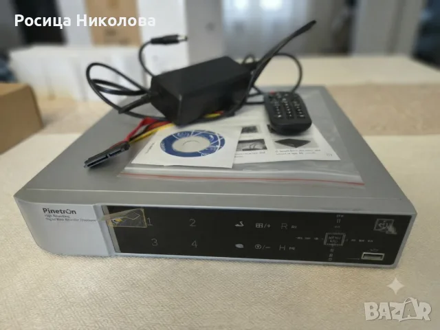 ​4-канален AHD рекордер / DVR (DVC / Pinetron DRA-1304R+) - перфектно състояние с аксесоари , снимка 2 - Друга електроника - 55482589