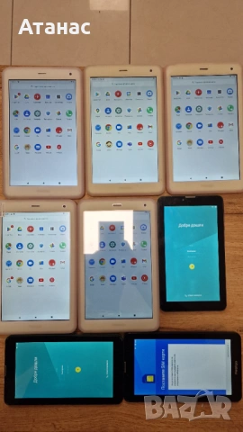 Лот 14 бр. Таблети Prestigio: 8 Работещи (5x Q Pro 4G) + 6 за части, снимка 2 - Таблети - 54519771