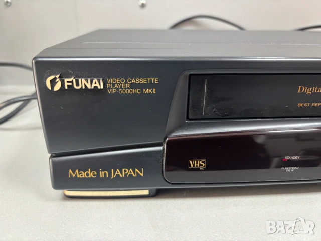 Видеоплейър VHS FUNAI VIP-5000HC MKII, снимка 3 - Плейъри, домашно кино, прожектори - 54668151