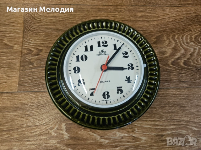 Стенен часовник Meister-Anker – Керамична класика, Made in Germany, снимка 4 - Стенни часовници - 54606470
