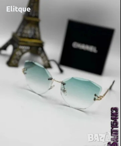 слънчеви очила chanel с калъф, снимка 6 - Слънчеви и диоптрични очила - 54323365