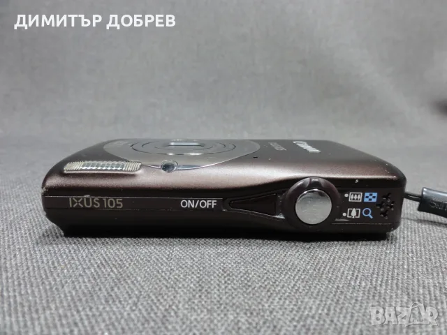 ЦИФРОВ ФОТОАПАРАТ CANON IXUS 105 BROWN 12.1MP CCD DIGITAL CAMERA Y2K RETRO DIGICAM, снимка 6 - Фотоапарати - 55424552