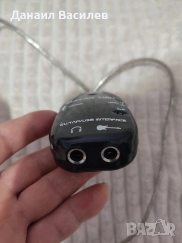 USB Guitar Link Cable – USB интерфейс за китара към компютър, снимка 6 - Друга електроника - 54529781