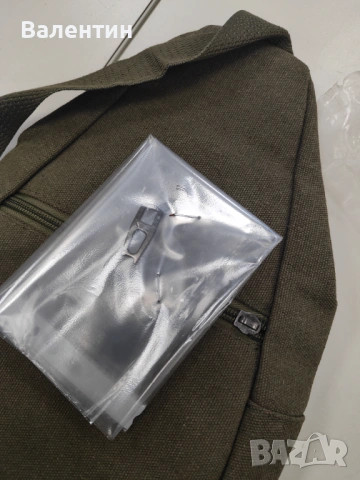Брезентова чанта за през рамо Barbaric bolsa militar, снимка 2 - Чанти - 54641868