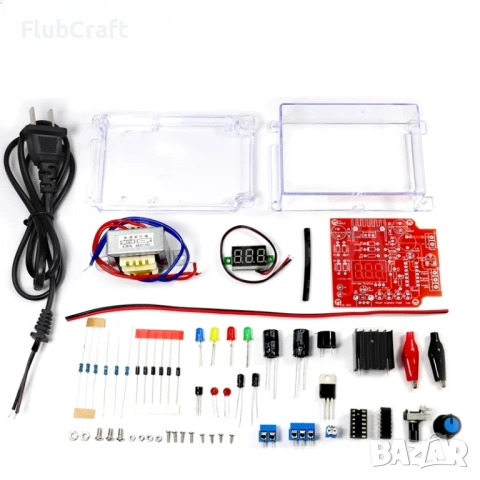 Комплект LM317 Захранващ модул, 220V към 1.25V-12.5V