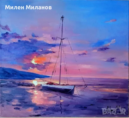 Картина рисувана с маслени бои 