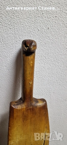 Стара дървена скандинавска шпатула/бъркалка, снимка 18 - Антикварни и старинни предмети - 53981238