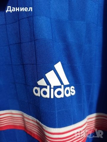 Тениска с яка Adidas , снимка 3 - Тениски - 54529460