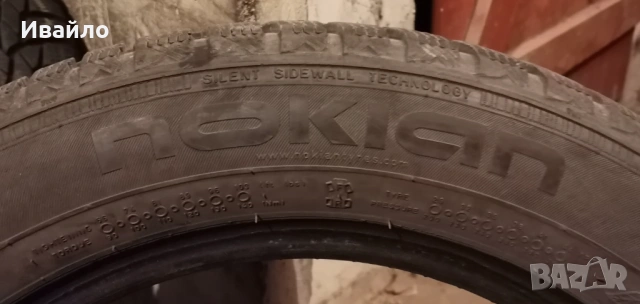 Продавам 2 броя зимни гуми 205.55.16 на 1 сезон дот 2021 Nokian , снимка 4 - Гуми и джанти - 54228657
