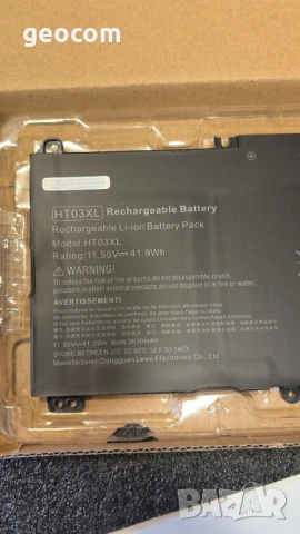 HP HT03XL нова батерия лапроп (11.55V,41.9Wh,3630mAh), снимка 2 - Батерии за лаптопи - 54835663