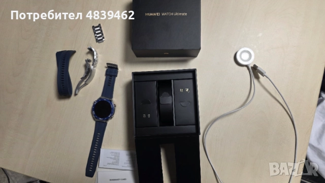 Продавам Huawei Watch Ultimate Blue, снимка 4 - Смарт часовници - 54687914