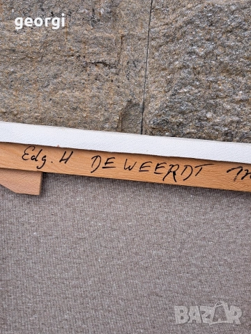 Авторска картина маслени бои върху платно селски пейзаж, снимка 12 - Картини - 54017474