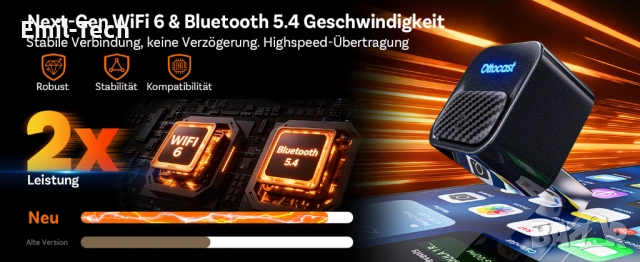 OTTOCAST Mini Core 2-в-1 безжичен CarPlay и Android Auto адаптер, снимка 7 - Аксесоари и консумативи - 54948564