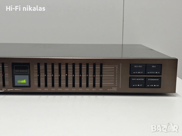 EQ стерео графичен еквалайзер JVC SEA-33B, снимка 3 - Еквалайзери - 54040185