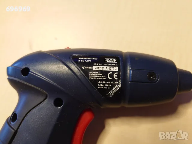Акумулаторен винтоверт Alpha Tools SD10004 4.8V, снимка 3 - Винтоверти - 55435240