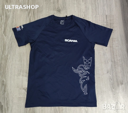 SCANIA S size Мъжка фланелка в отлично състояние, снимка 2 - Тениски - 54693718