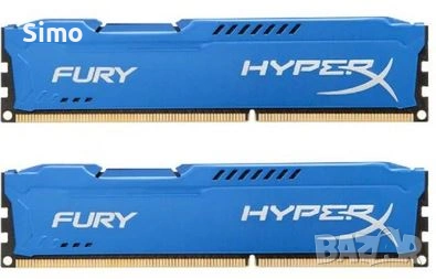Рам памет Kingston hyperx fury ddr3 2x8gb 1600mhz