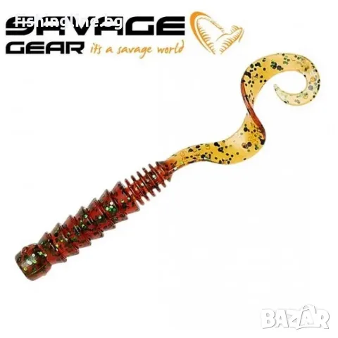Savage Gear Pro Grub 5 cm – силиконова примамка за костур, пъстърва и бяла риба, снимка 4 - Такъми - 55403965