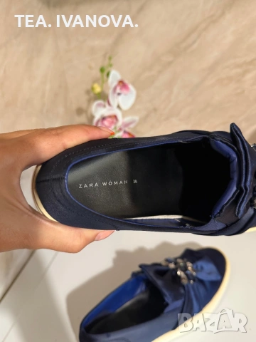 Дамски еспадрили Zara Woman, снимка 4 - Дамски елегантни обувки - 55073177