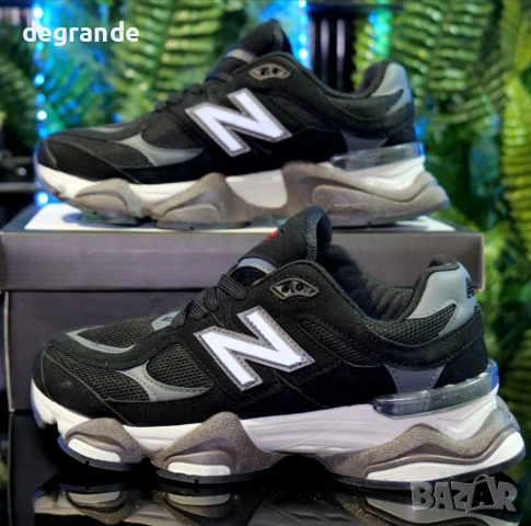 👟NewBalance 9060 Черно и Сиво  36 37 40 41 43 44, снимка 2 - Маратонки - 54756060